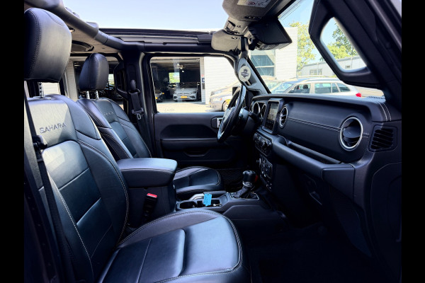 Jeep Wrangler UNLIMITED Jeep Wrangler 380 Unlimited/Sahara 2.0 PHEV Softtop AWD 4x4 Leer Navi Led-Xenon