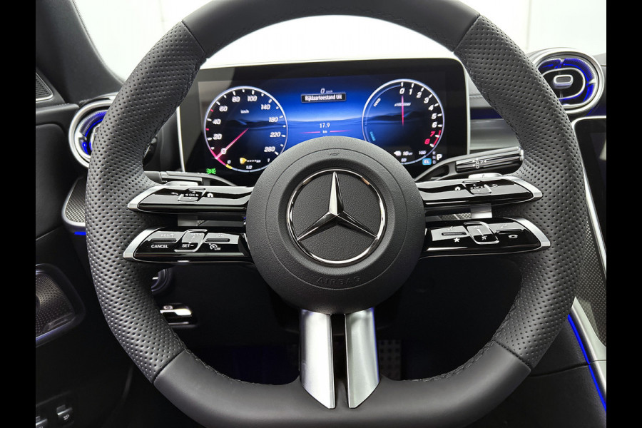 Mercedes-Benz C-Klasse 300 e 140 Years Edition | Premium Plus pakket | Nightpakket | Trekhaak | Middenconsole metaalstructuur | GUARD 360° Plus | Panoramaschuifdak | 360° camera | Burmester® 3D surround sound system | 19" multispaaks lichtmetalen AMG-velgen |
