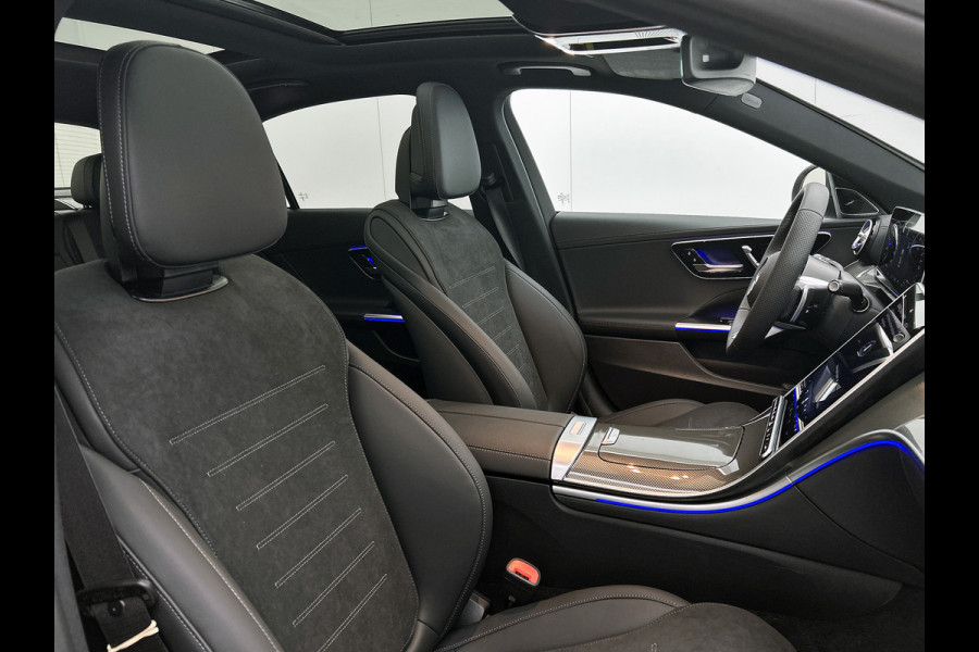 Mercedes-Benz C-Klasse 300 e 140 Years Edition | Premium Plus pakket | Nightpakket | Trekhaak | Middenconsole metaalstructuur | GUARD 360° Plus | Panoramaschuifdak | 360° camera | Burmester® 3D surround sound system | 19" multispaaks lichtmetalen AMG-velgen |
