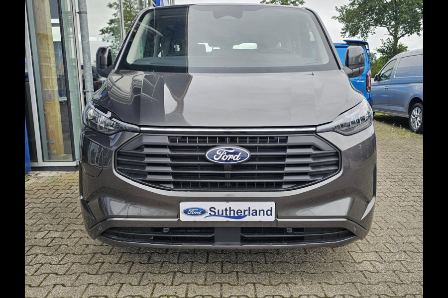 Ford Transit Custom 340 2.5 PHEV L2H1 Limited 233pk | Kombi | Incl. BTW/BPM | Dubbele zijschuifdeur | Privacy Glass | Inklapbare trekhaak | Verwarmbare bijrijdersbank | 17 inch lichtmetalen velgen | Driver Assistance Pack Premium | Verwarmbaar stuurwiel