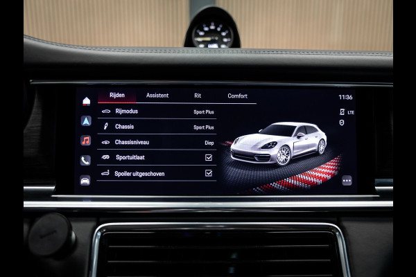Porsche Panamera Sport Turismo 2.9 4 E-Hybrid Aventurijn groen / Keramische remschijven / BOSE / 18-way stoelen / Soft-close