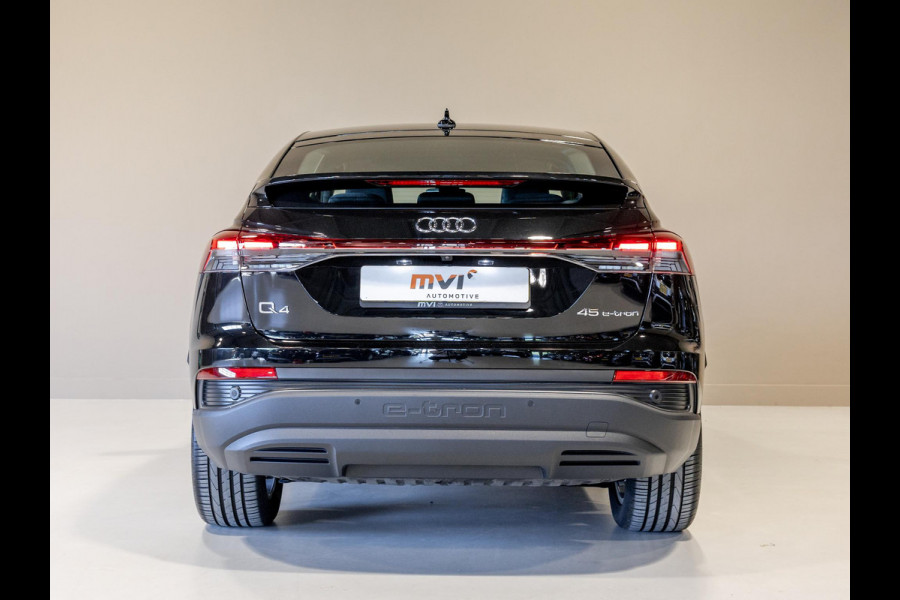 Audi Q4 Sportback e-tron 45 Edition 82 kWh 286pk / Trekhaak / Achteruitrijcamera / Panoramadak / Sonos / Adaptieve cruise conrtrol / Navigatie / Apple carplay /