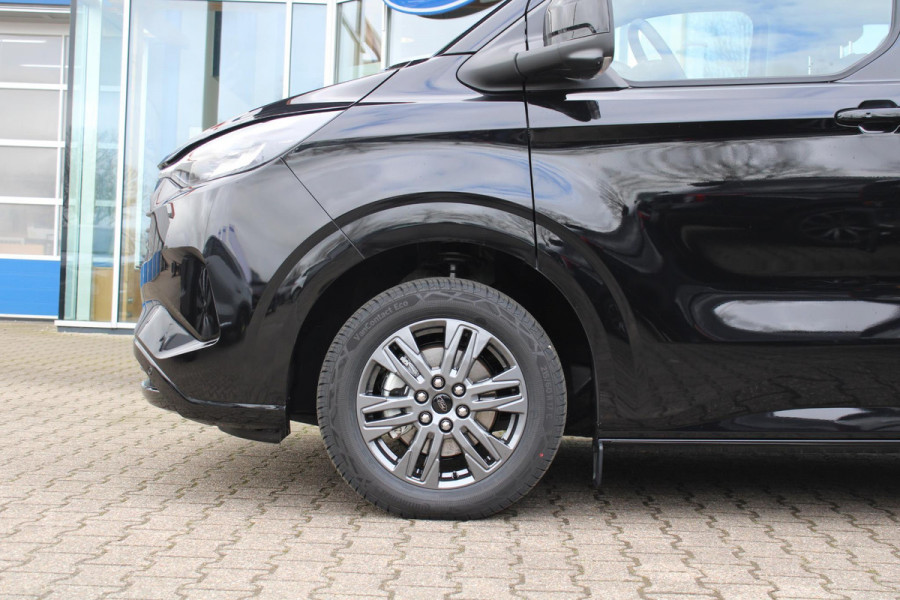 Ford Transit Custom 340 2.5 PHEV L2H1 Limited 233pk | Kombi | Incl. BTW/BPM | Dubbele zijschuifdeur | Privacy Glass | Inklapbare trekhaak | Verwarmbare bijrijdersbank | 17 inch lichtmetalen velgen | Driver Assistance Pack Premium | Verwarmbaar stuurwiel