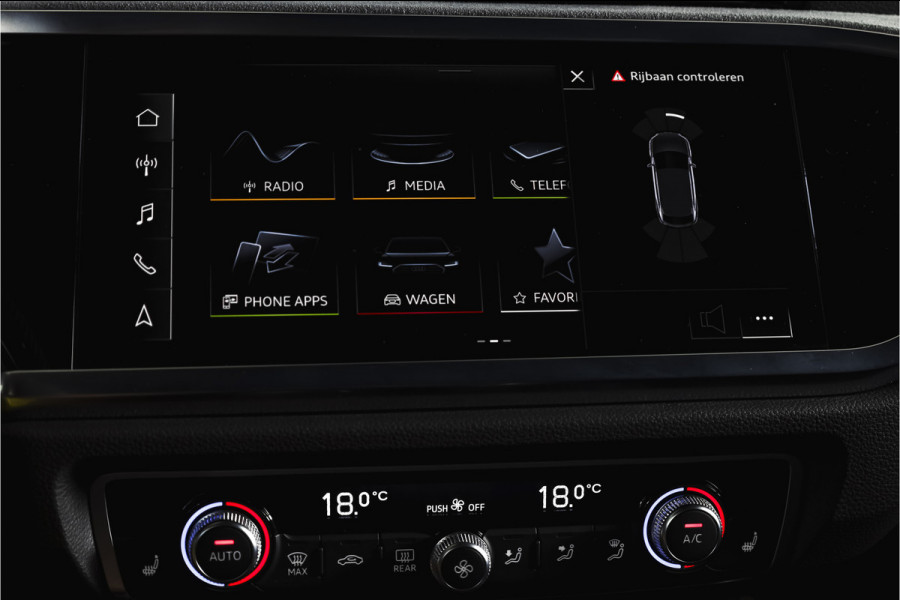 Audi Q3 Sportback 35 TFSI 150 PK S Edition 3xS-Line | S/K-Panodak | Dig. Cockpit | Adapt. Cruise | Stoelverw. | PDC | App. Connect | ECC | LM 20" |