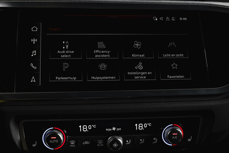 Audi Q3 Sportback 35 TFSI 150 PK S Edition 3xS-Line | S/K-Panodak | Dig. Cockpit | Adapt. Cruise | Stoelverw. | PDC | App. Connect | ECC | LM 20" |