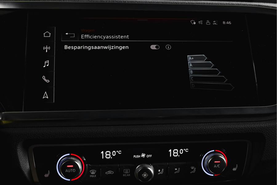 Audi Q3 Sportback 35 TFSI 150 PK S Edition 3xS-Line | S/K-Panodak | Dig. Cockpit | Adapt. Cruise | Stoelverw. | PDC | App. Connect | ECC | LM 20" |