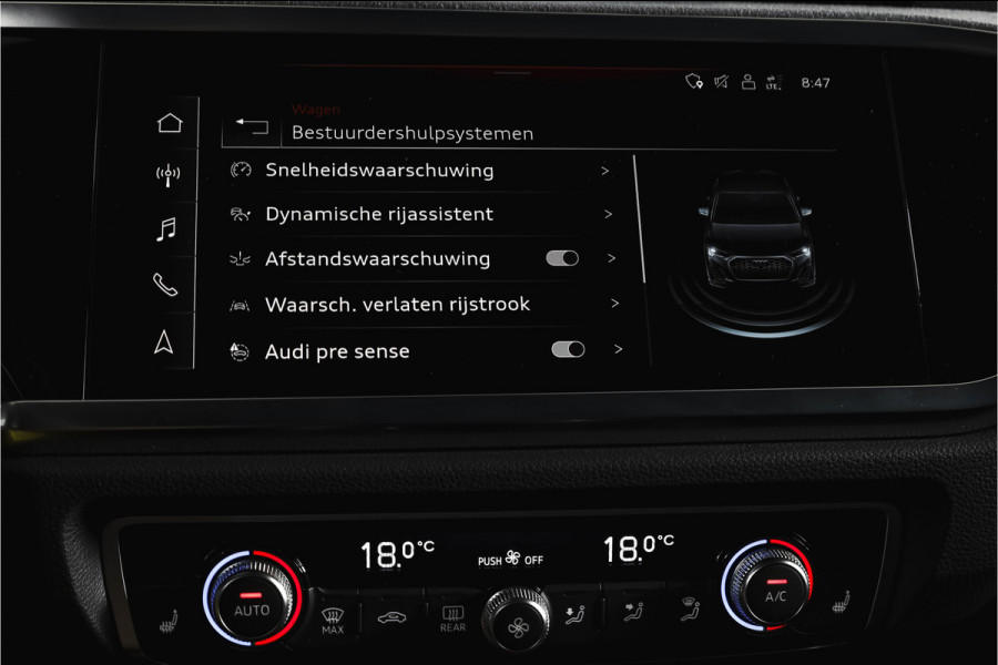 Audi Q3 Sportback 35 TFSI 150 PK S Edition 3xS-Line | S/K-Panodak | Dig. Cockpit | Adapt. Cruise | Stoelverw. | PDC | App. Connect | ECC | LM 20" |