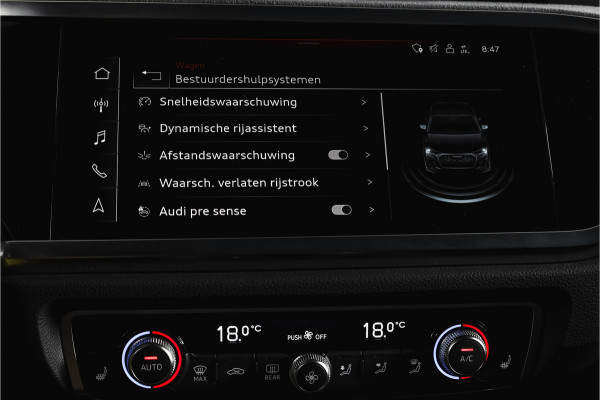Audi Q3 Sportback 35 TFSI 150 PK S Edition 3xS-Line | S/K-Panodak | Dig. Cockpit | Adapt. Cruise | Stoelverw. | PDC | App. Connect | ECC | LM 20" |