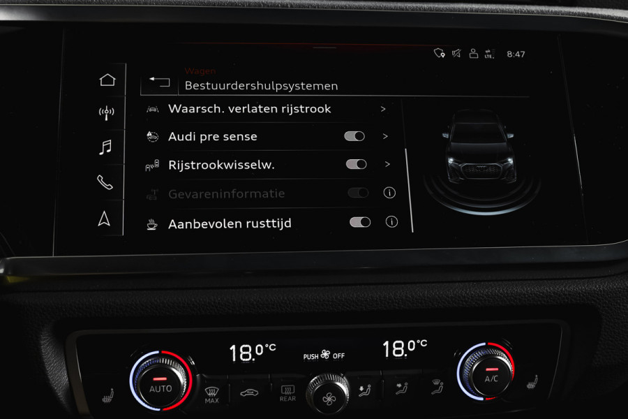 Audi Q3 Sportback 35 TFSI 150 PK S Edition 3xS-Line | S/K-Panodak | Dig. Cockpit | Adapt. Cruise | Stoelverw. | PDC | App. Connect | ECC | LM 20" |