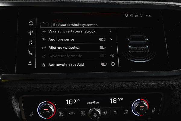 Audi Q3 Sportback 35 TFSI 150 PK S Edition 3xS-Line | S/K-Panodak | Dig. Cockpit | Adapt. Cruise | Stoelverw. | PDC | App. Connect | ECC | LM 20" |
