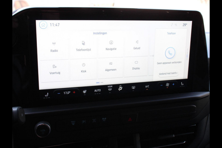 Ford E-Transit Custom 340 L2H1 Limited 65 kWh 8 persoons Cruise Control Airco Apple Carplay/ Android Auto Lichtmetalen Velgen