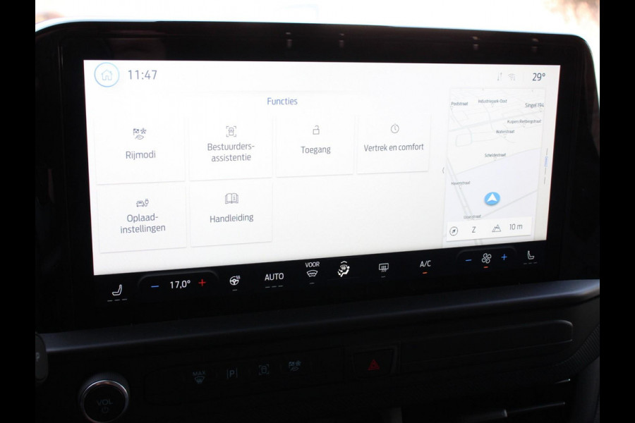 Ford E-Transit Custom 340 L2H1 Limited 65 kWh 8 persoons Cruise Control Airco Apple Carplay/ Android Auto Lichtmetalen Velgen