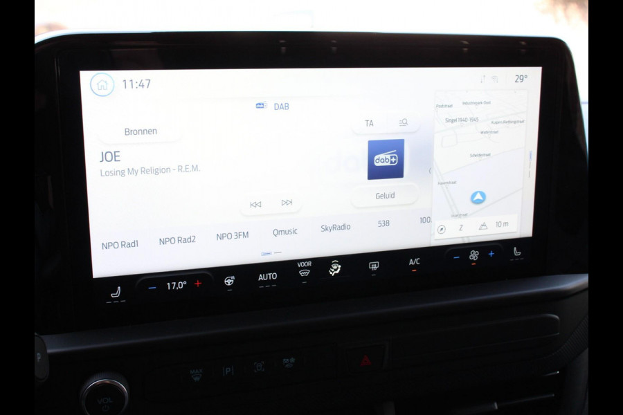 Ford E-Transit Custom 340 L2H1 Limited 65 kWh 8 persoons Cruise Control Airco Apple Carplay/ Android Auto Lichtmetalen Velgen