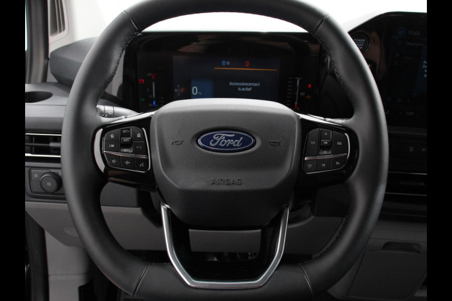 Ford E-Transit Custom 340 L2H1 Limited 65 kWh 8 persoons Cruise Control Airco Apple Carplay/ Android Auto Lichtmetalen Velgen
