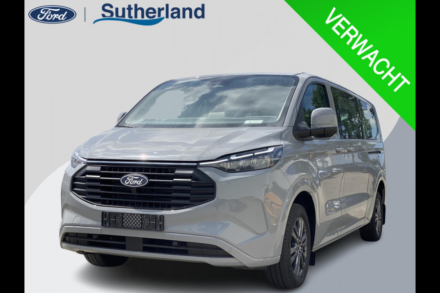 Ford Transit Custom 340 2.5 PHEV L2H1 Limited 233pk | Kombi | Incl. BTW/BPM | Dubbele zijschuifdeur | Privacy Glass | Inklapbare trekhaak | Verwarmbare bijrijdersbank | 17 inch lichtmetalen velgen | Driver Assistance Pack Premium | Verwarmbaar stuurwiel