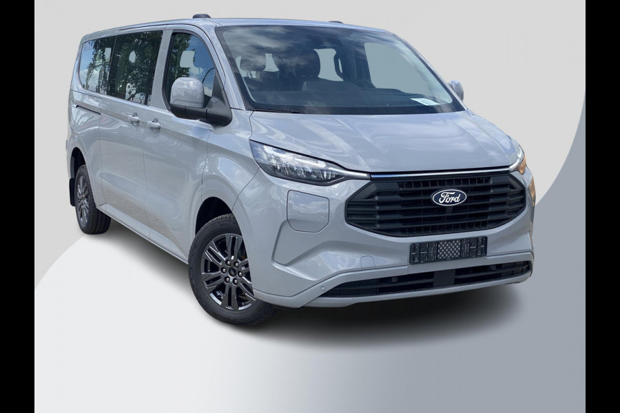 Ford Transit Custom 340 2.5 PHEV L2H1 Limited 233pk | Kombi | Incl. BTW/BPM | Dubbele zijschuifdeur | Privacy Glass | Inklapbare trekhaak | Verwarmbare bijrijdersbank | 17 inch lichtmetalen velgen | Driver Assistance Pack Premium | Verwarmbaar stuurwiel