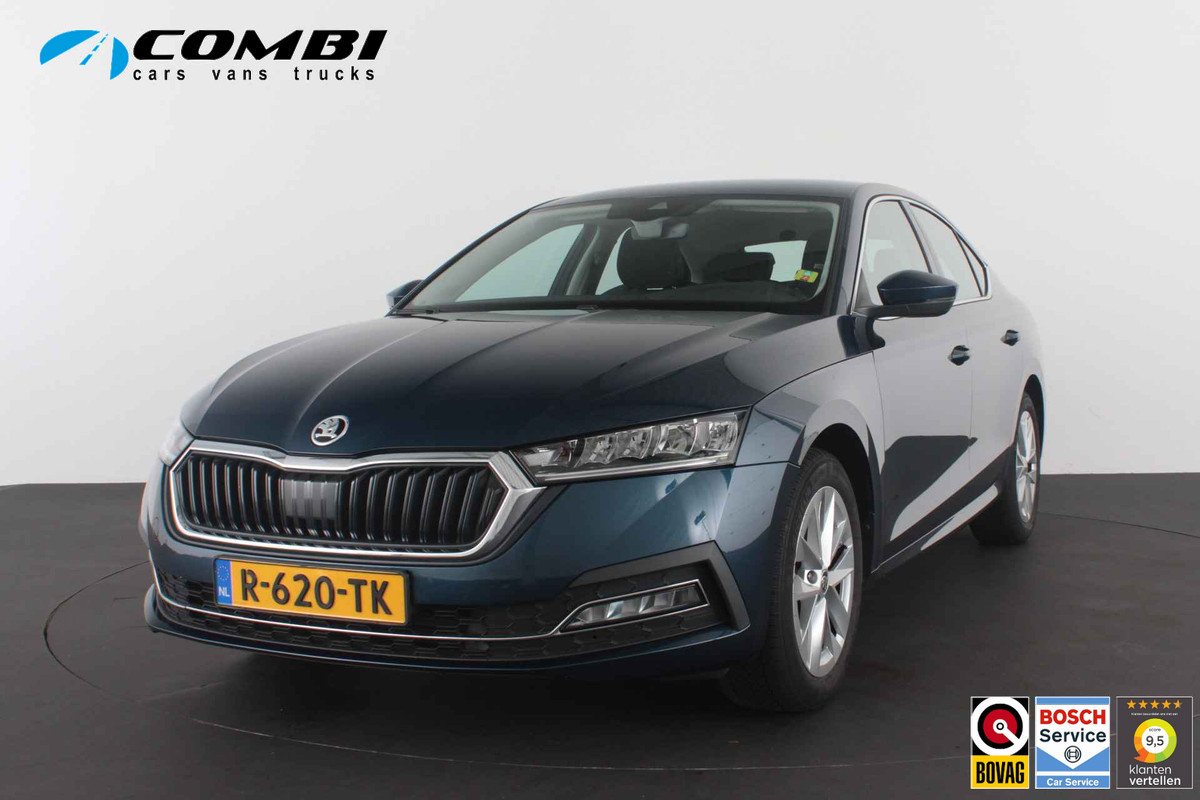 Škoda Octavia 1.5 e-TSI Business Edition Plus 150pk DSG/Lava Blue Metallic/Cruise control adaptief