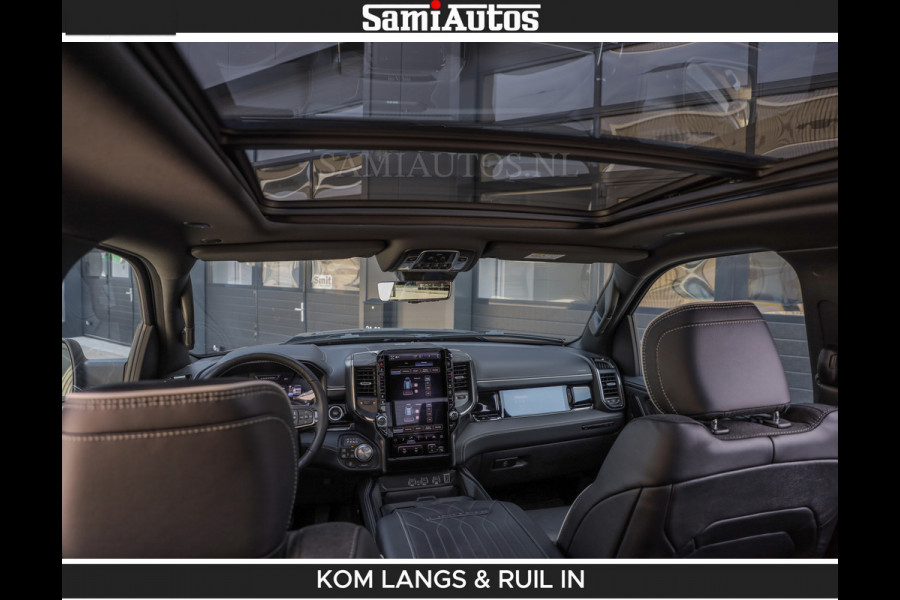 Dodge Ram De Meest Luxe en Volle Pick-Up in zijn Klasse | Limited H.O 540HP 706Nm | Massage + Full Option | Comfortabele Dubbele Cabine met Royale 5 Zitplaatsen | BPM vrij | Nu Leverbaar uit Voorraad | Voorraad Nr 2304 - 8540 | De specialist in Amerikaanse pick‑ups in Nederland en Europa.