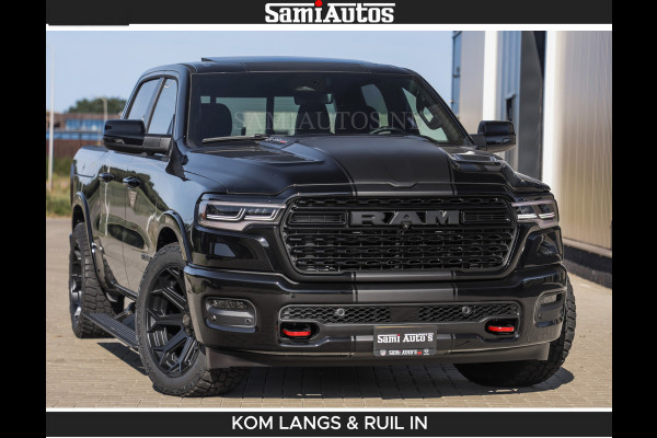 Dodge Ram De Meest Luxe en Volle Pick-Up in zijn Klasse | Limited H.O 540HP 706Nm | Massage + Full Option | Comfortabele Dubbele Cabine met Royale 5 Zitplaatsen | BPM vrij | Nu Leverbaar uit Voorraad | Voorraad Nr 2304 - 8540 | De specialist in Amerikaanse pick‑ups in Nederland en Europa.