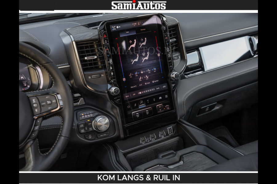Dodge Ram De Meest Luxe en Volle Pick-Up in zijn Klasse | Limited H.O 540HP 706Nm | Massage + Full Option | Comfortabele Dubbele Cabine met Royale 5 Zitplaatsen | BPM vrij | Nu Leverbaar uit Voorraad | Voorraad Nr 2304 - 8540 | De specialist in Amerikaanse pick‑ups in Nederland en Europa.