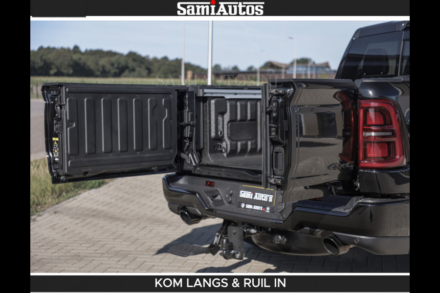 Dodge Ram De Meest Luxe en Volle Pick-Up in zijn Klasse | Limited H.O 540HP 706Nm | Massage + Full Option | Comfortabele Dubbele Cabine met Royale 5 Zitplaatsen | BPM vrij | Nu Leverbaar uit Voorraad | Voorraad Nr 2304 - 8540 | De specialist in Amerikaanse pick‑ups in Nederland en Europa.
