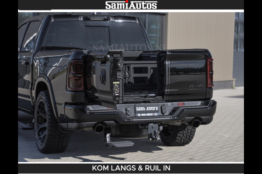 Dodge Ram De Meest Luxe en Volle Pick-Up in zijn Klasse | Limited H.O 540HP 706Nm | Massage + Full Option | Comfortabele Dubbele Cabine met Royale 5 Zitplaatsen | BPM vrij | Nu Leverbaar uit Voorraad | Voorraad Nr 2304 - 8540 | De specialist in Amerikaanse pick‑ups in Nederland en Europa.