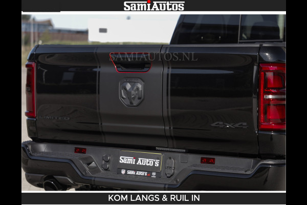 Dodge Ram De Meest Luxe en Volle Pick-Up in zijn Klasse | Limited H.O 540HP 706Nm | Massage + Full Option | Comfortabele Dubbele Cabine met Royale 5 Zitplaatsen | BPM vrij | Nu Leverbaar uit Voorraad | Voorraad Nr 2304 - 8540 | De specialist in Amerikaanse pick‑ups in Nederland en Europa.