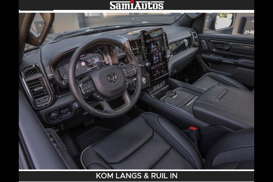 Dodge Ram De Meest Luxe en Volle Pick-Up in zijn Klasse | Limited H.O 540HP 706Nm | Massage + Full Option | Comfortabele Dubbele Cabine met Royale 5 Zitplaatsen | BPM vrij | Nu Leverbaar uit Voorraad | Voorraad Nr 2304 - 8540 | De specialist in Amerikaanse pick‑ups in Nederland en Europa.