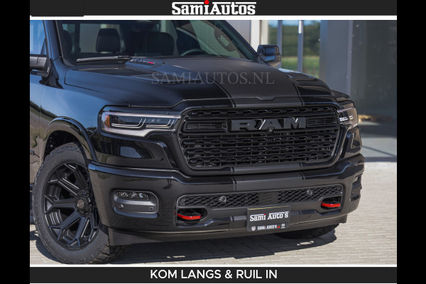 Dodge Ram De Meest Luxe en Volle Pick-Up in zijn Klasse | Limited H.O 540HP 706Nm | Massage + Full Option | Comfortabele Dubbele Cabine met Royale 5 Zitplaatsen | BPM vrij | Nu Leverbaar uit Voorraad | Voorraad Nr 2304 - 8540 | De specialist in Amerikaanse pick‑ups in Nederland en Europa.