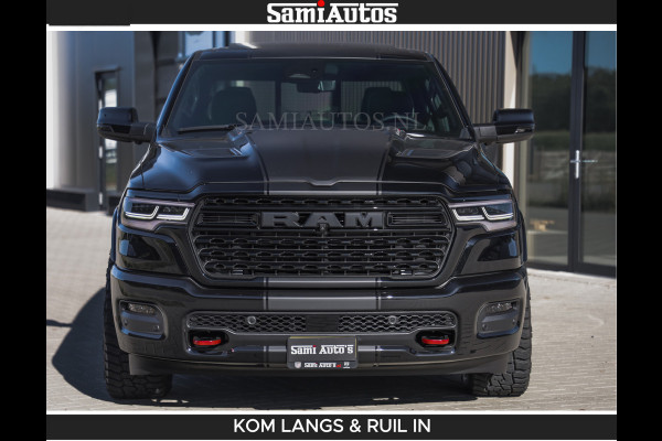 Dodge Ram De Meest Luxe en Volle Pick-Up in zijn Klasse | Limited H.O 540HP 706Nm | Massage + Full Option | Comfortabele Dubbele Cabine met Royale 5 Zitplaatsen | BPM vrij | Nu Leverbaar uit Voorraad | Voorraad Nr 2304 - 8540 | De specialist in Amerikaanse pick‑ups in Nederland en Europa.