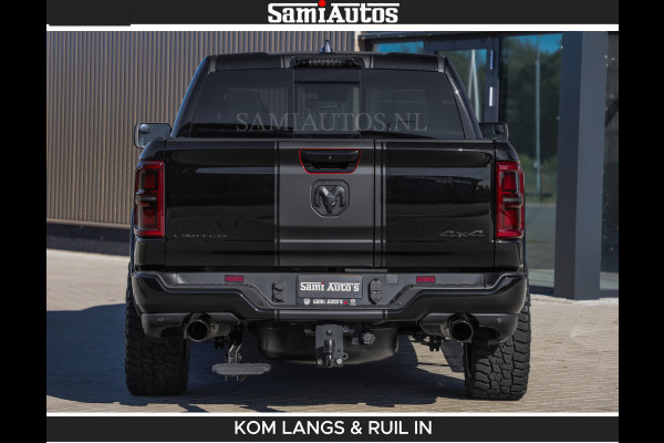 Dodge Ram De Meest Luxe en Volle Pick-Up in zijn Klasse | Limited H.O 540HP 706Nm | Massage + Full Option | Comfortabele Dubbele Cabine met Royale 5 Zitplaatsen | BPM vrij | Nu Leverbaar uit Voorraad | Voorraad Nr 2304 - 8540 | De specialist in Amerikaanse pick‑ups in Nederland en Europa.
