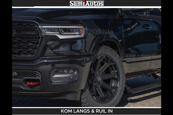 Dodge Ram De Meest Luxe en Volle Pick-Up in zijn Klasse | Limited H.O 540HP 706Nm | Massage + Full Option | Comfortabele Dubbele Cabine met Royale 5 Zitplaatsen | BPM vrij | Nu Leverbaar uit Voorraad | Voorraad Nr 2304 - 8540 | De specialist in Amerikaanse pick‑ups in Nederland en Europa.
