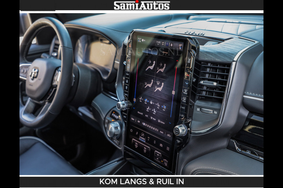 Dodge Ram De Meest Luxe en Volle Pick-Up in zijn Klasse | Limited H.O 540HP 706Nm | Massage + Full Option | Comfortabele Dubbele Cabine met Royale 5 Zitplaatsen | BPM vrij | Nu Leverbaar uit Voorraad | Voorraad Nr 2304 - 8540 | De specialist in Amerikaanse pick‑ups in Nederland en Europa.