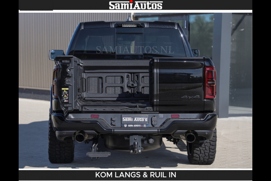 Dodge Ram De Meest Luxe en Volle Pick-Up in zijn Klasse | Limited H.O 540HP 706Nm | Massage + Full Option | Comfortabele Dubbele Cabine met Royale 5 Zitplaatsen | BPM vrij | Nu Leverbaar uit Voorraad | Voorraad Nr 2304 - 8540 | De specialist in Amerikaanse pick‑ups in Nederland en Europa.