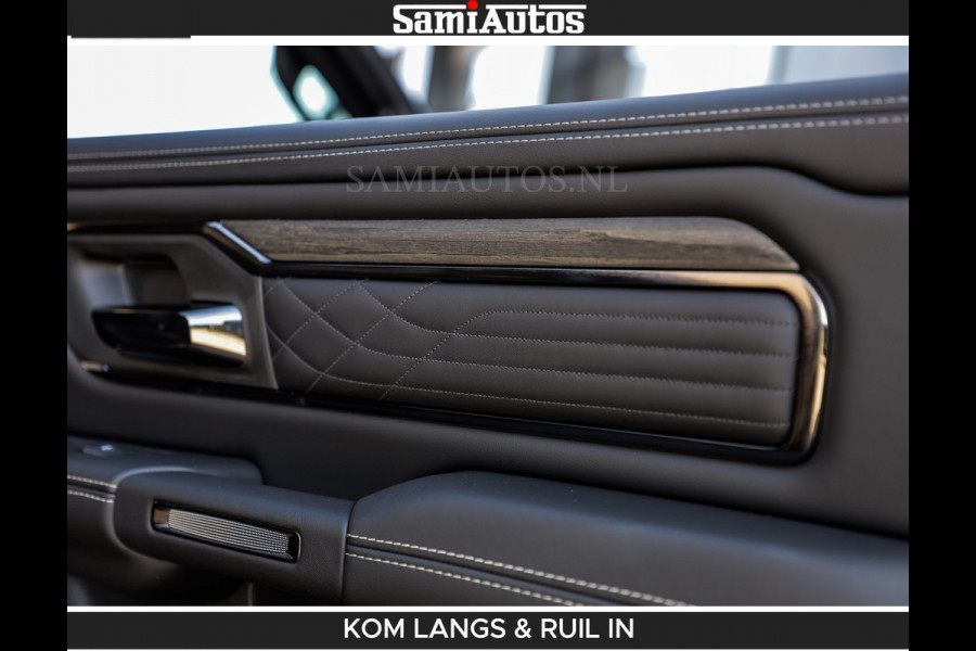 Dodge Ram De Meest Luxe en Volle Pick-Up in zijn Klasse | Limited H.O 540HP 706Nm | Massage + Full Option | Comfortabele Dubbele Cabine met Royale 5 Zitplaatsen | BPM vrij | Nu Leverbaar uit Voorraad | Voorraad Nr 2304 - 8540 | De specialist in Amerikaanse pick‑ups in Nederland en Europa.