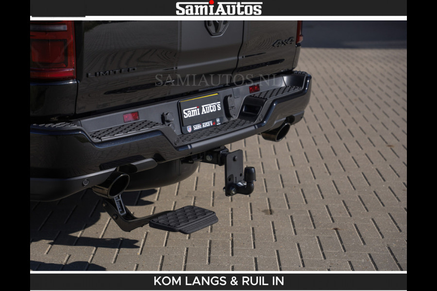 Dodge Ram De Meest Luxe en Volle Pick-Up in zijn Klasse | Limited H.O 540HP 706Nm | Massage + Full Option | Comfortabele Dubbele Cabine met Royale 5 Zitplaatsen | BPM vrij | Nu Leverbaar uit Voorraad | Voorraad Nr 2304 - 8540 | De specialist in Amerikaanse pick‑ups in Nederland en Europa.