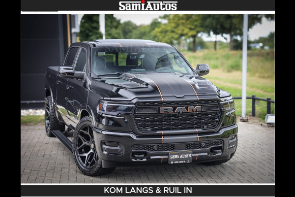 Dodge Ram LIMITED SPORT H.O 540HP 706Nm | Massage + Full Option | De Meest Luxe en Volle Pick-Up in zijn Klasse | Comfortabele Dubbele Cabine met Royale 5 Zitplaatsen | BPM vrij | Nu Leverbaar uit Voorraad | Voorraad Nr 2355 - 5149 | De specialist in Amerikaanse pick‑ups in Nederland en Europa.