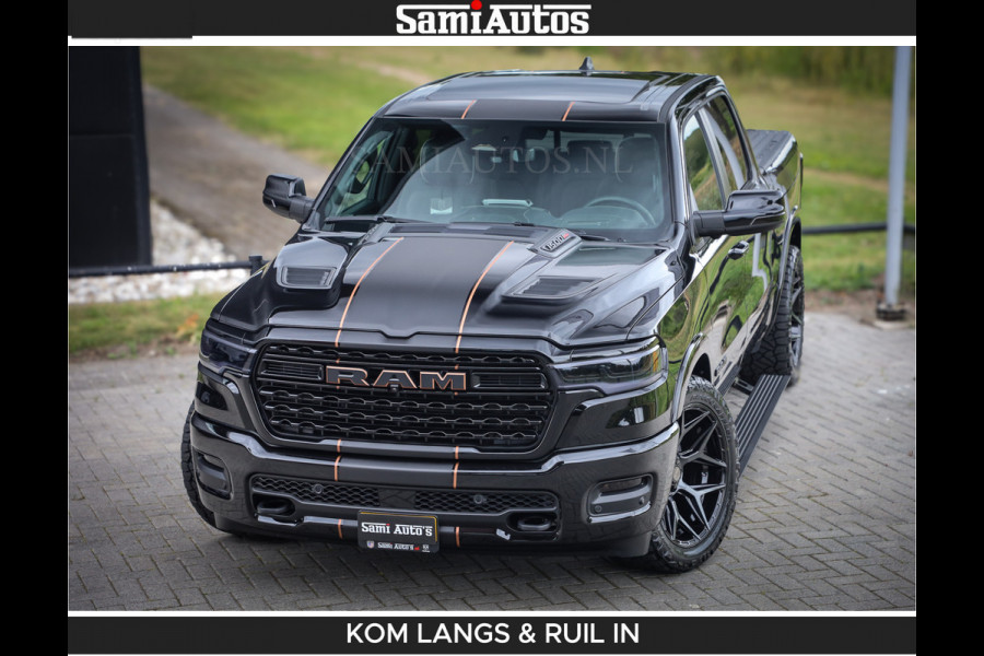 Dodge Ram LIMITED SPORT H.O 540HP 706Nm | Massage + Full Option | De Meest Luxe en Volle Pick-Up in zijn Klasse | Comfortabele Dubbele Cabine met Royale 5 Zitplaatsen | BPM vrij | Nu Leverbaar uit Voorraad | Voorraad Nr 2355 - 5149 | De specialist in Amerikaanse pick‑ups in Nederland en Europa.