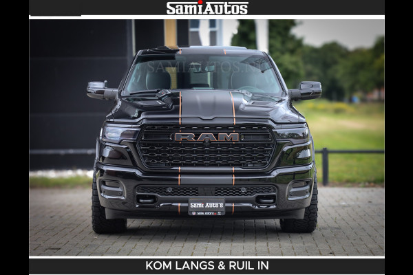 Dodge Ram LIMITED SPORT H.O 540HP 706Nm | Massage + Full Option | De Meest Luxe en Volle Pick-Up in zijn Klasse | Comfortabele Dubbele Cabine met Royale 5 Zitplaatsen | BPM vrij | Nu Leverbaar uit Voorraad | Voorraad Nr 2355 - 5149 | De specialist in Amerikaanse pick‑ups in Nederland en Europa.