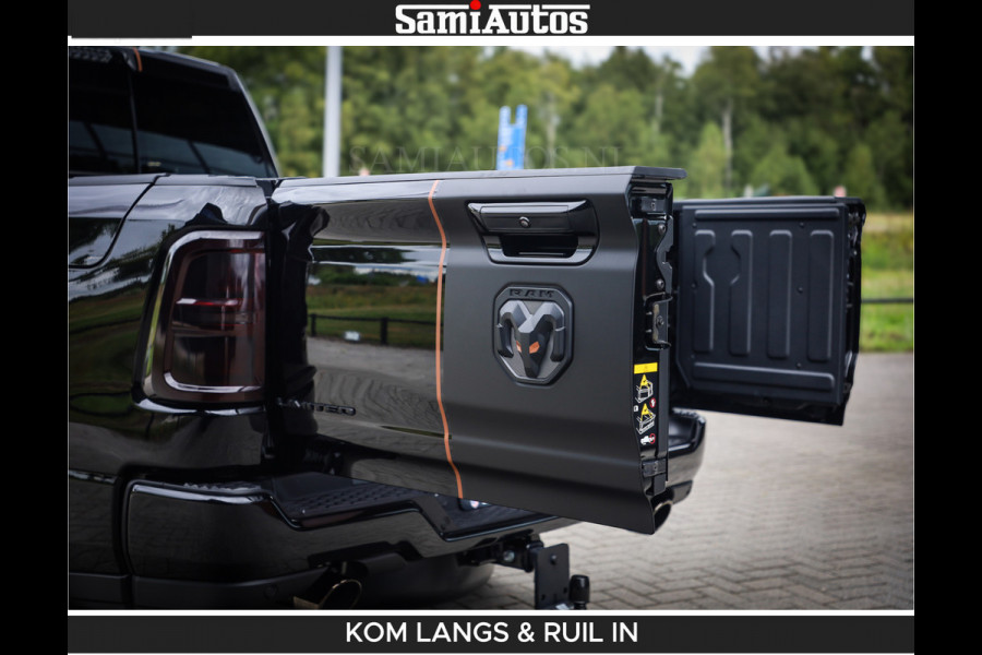 Dodge Ram LIMITED SPORT H.O 540HP 706Nm | Massage + Full Option | De Meest Luxe en Volle Pick-Up in zijn Klasse | Comfortabele Dubbele Cabine met Royale 5 Zitplaatsen | BPM vrij | Nu Leverbaar uit Voorraad | Voorraad Nr 2355 - 5149 | De specialist in Amerikaanse pick‑ups in Nederland en Europa.