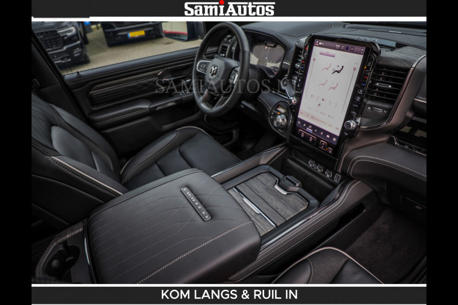 Dodge Ram LIMITED SPORT H.O 540HP 706Nm | Massage + Full Option | De Meest Luxe en Volle Pick-Up in zijn Klasse | Comfortabele Dubbele Cabine met Royale 5 Zitplaatsen | BPM vrij | Nu Leverbaar uit Voorraad | Voorraad Nr 2355 - 5149 | De specialist in Amerikaanse pick‑ups in Nederland en Europa.