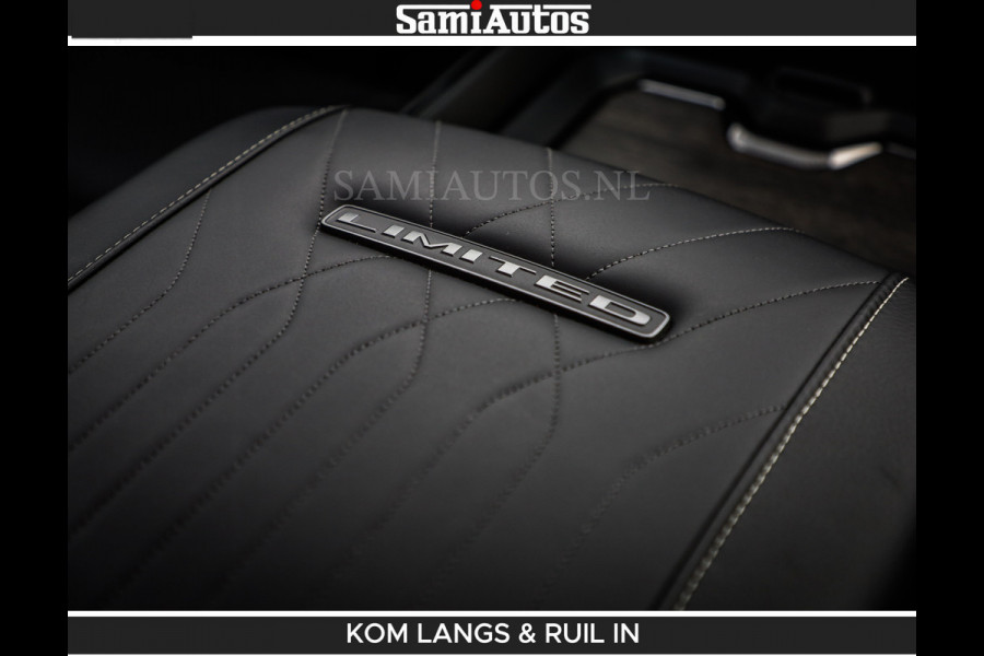 Dodge Ram LIMITED SPORT H.O 540HP 706Nm | Massage + Full Option | De Meest Luxe en Volle Pick-Up in zijn Klasse | Comfortabele Dubbele Cabine met Royale 5 Zitplaatsen | BPM vrij | Nu Leverbaar uit Voorraad | Voorraad Nr 2355 - 5149 | De specialist in Amerikaanse pick‑ups in Nederland en Europa.