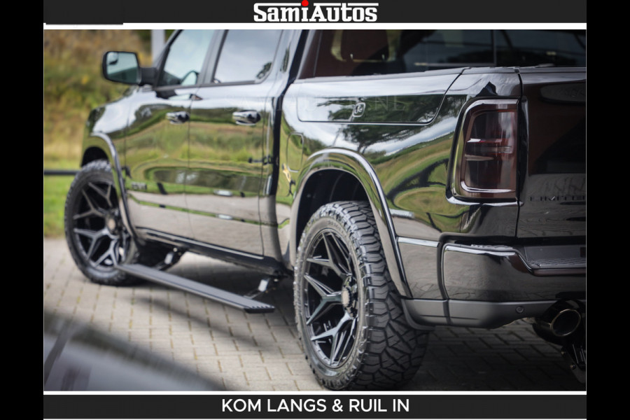 Dodge Ram LIMITED SPORT H.O 540HP 706Nm | Massage + Full Option | De Meest Luxe en Volle Pick-Up in zijn Klasse | Comfortabele Dubbele Cabine met Royale 5 Zitplaatsen | BPM vrij | Nu Leverbaar uit Voorraad | Voorraad Nr 2355 - 5149 | De specialist in Amerikaanse pick‑ups in Nederland en Europa.