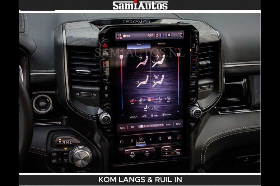 Dodge Ram LIMITED SPORT H.O 540HP 706Nm | Massage + Full Option | De Meest Luxe en Volle Pick-Up in zijn Klasse | Comfortabele Dubbele Cabine met Royale 5 Zitplaatsen | BPM vrij | Nu Leverbaar uit Voorraad | Voorraad Nr 2355 - 5149 | De specialist in Amerikaanse pick‑ups in Nederland en Europa.