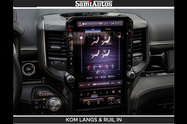 Dodge Ram LIMITED SPORT H.O 540HP 706Nm | Massage + Full Option | De Meest Luxe en Volle Pick-Up in zijn Klasse | Comfortabele Dubbele Cabine met Royale 5 Zitplaatsen | BPM vrij | Nu Leverbaar uit Voorraad | Voorraad Nr 2355 - 5149 | De specialist in Amerikaanse pick‑ups in Nederland en Europa.