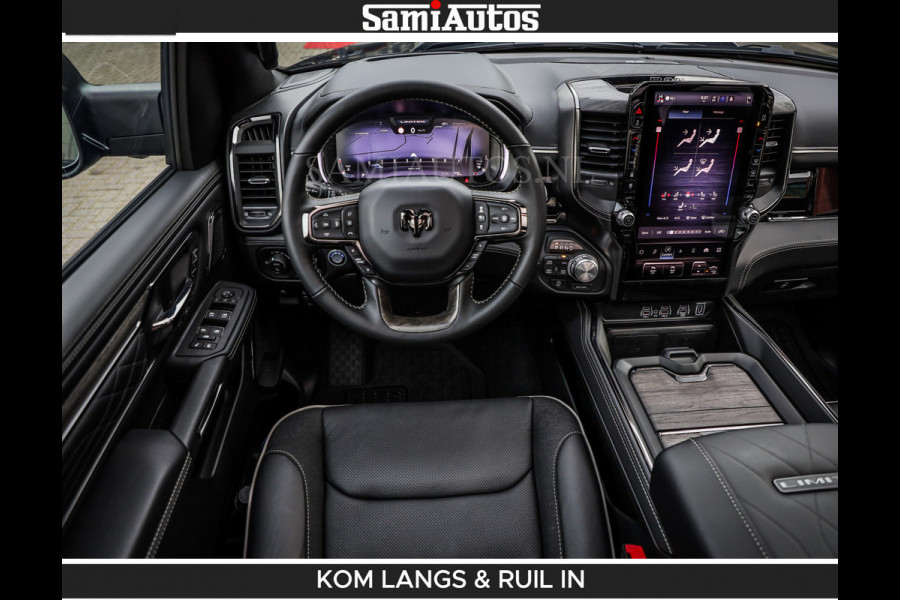 Dodge Ram LIMITED SPORT H.O 540HP 706Nm | Massage + Full Option | De Meest Luxe en Volle Pick-Up in zijn Klasse | Comfortabele Dubbele Cabine met Royale 5 Zitplaatsen | BPM vrij | Nu Leverbaar uit Voorraad | Voorraad Nr 2355 - 5149 | De specialist in Amerikaanse pick‑ups in Nederland en Europa.