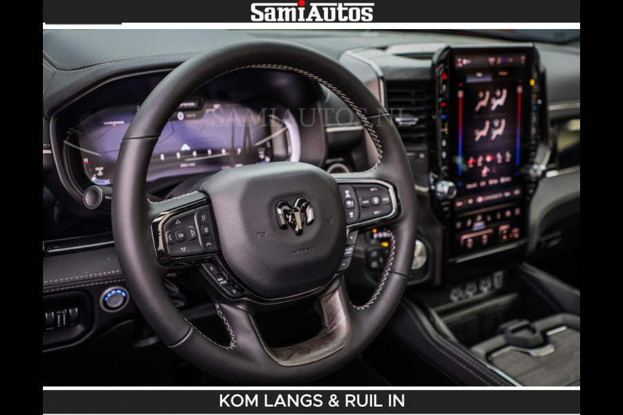 Dodge Ram LIMITED SPORT H.O 540HP 706Nm | Massage + Full Option | De Meest Luxe en Volle Pick-Up in zijn Klasse | Comfortabele Dubbele Cabine met Royale 5 Zitplaatsen | BPM vrij | Nu Leverbaar uit Voorraad | Voorraad Nr 2355 - 5149 | De specialist in Amerikaanse pick‑ups in Nederland en Europa.