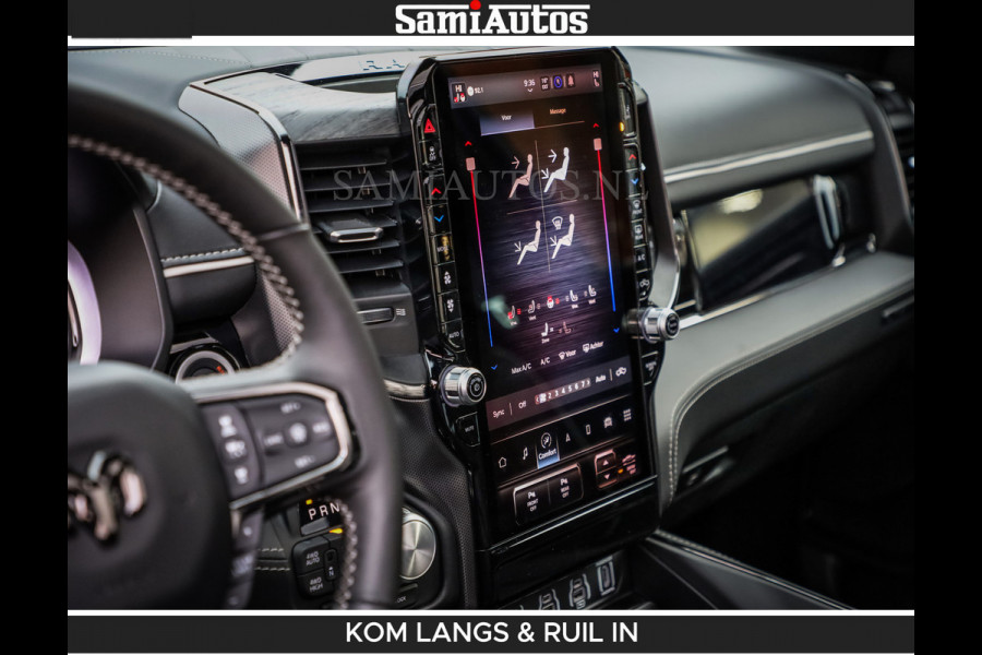 Dodge Ram LIMITED SPORT H.O 540HP 706Nm | Massage + Full Option | De Meest Luxe en Volle Pick-Up in zijn Klasse | Comfortabele Dubbele Cabine met Royale 5 Zitplaatsen | BPM vrij | Nu Leverbaar uit Voorraad | Voorraad Nr 2355 - 5149 | De specialist in Amerikaanse pick‑ups in Nederland en Europa.