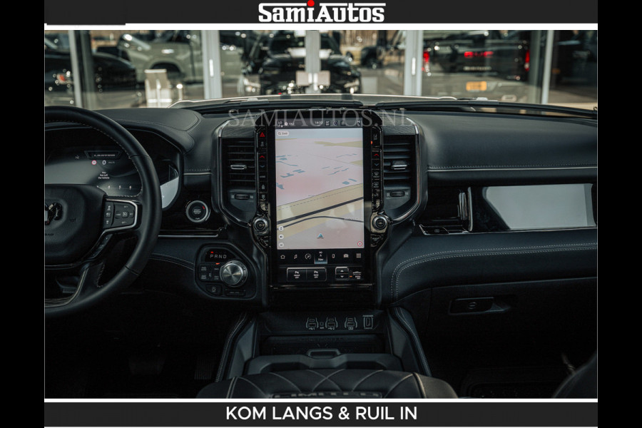 Dodge Ram LIMITED 2026 5.7 V8 HEMI | MAXIMAAL UITGERUST | NETTO PRIJS EXCL BPM / BTW | DUBBELE CABINE | 5 PERSOONS | DC | Allernieuwste Limited uitvoering – volledig uitgerust met alle opties, inclusief MWK en normale laadbak.