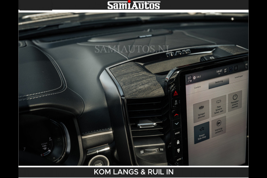Dodge Ram LIMITED 2026 5.7 V8 HEMI | MAXIMAAL UITGERUST | NETTO PRIJS EXCL BPM / BTW | DUBBELE CABINE | 5 PERSOONS | DC | Allernieuwste Limited uitvoering – volledig uitgerust met alle opties, inclusief MWK en normale laadbak.